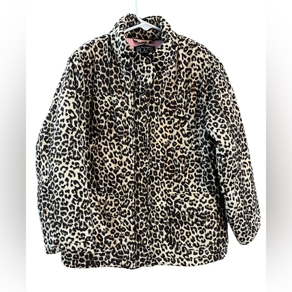 Girls Leopard Print Jacket by The Children's Place - Picture 5 of 13